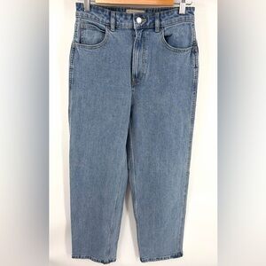 Everlane women’s the way high wide leg light wash denim jean size 26